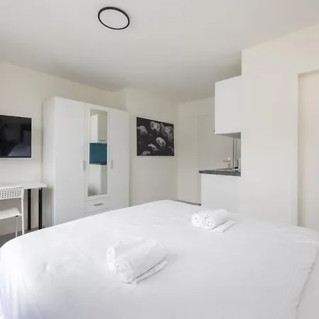 Urban Oasis With Queen Bed And View Be-24 公寓 苏黎世